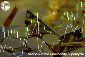 chart with commodities in the background